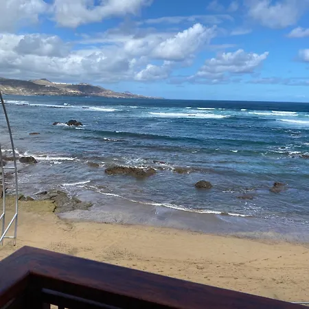 شقة Estudio Luminoso, Primera Linea De Playa De Canteras *